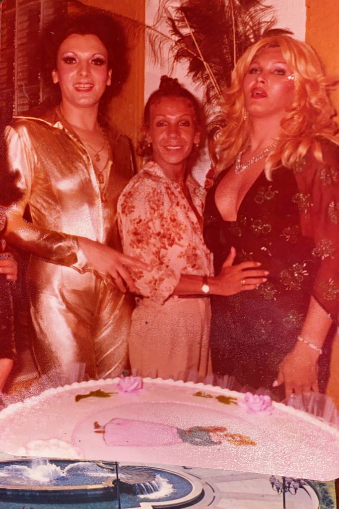 Andréa de Mayo com Kelly Cunha e Jacqueline Welch