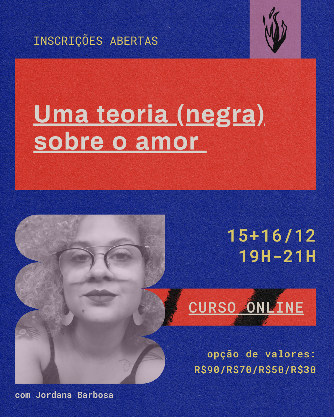 curso Uma teoria (negra) sobre o amor