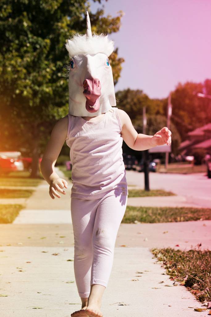 unicornio correndo