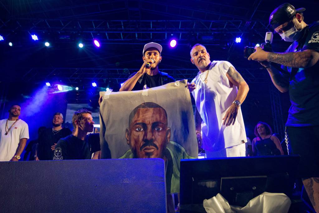 foto de dexter no show no campão cultural